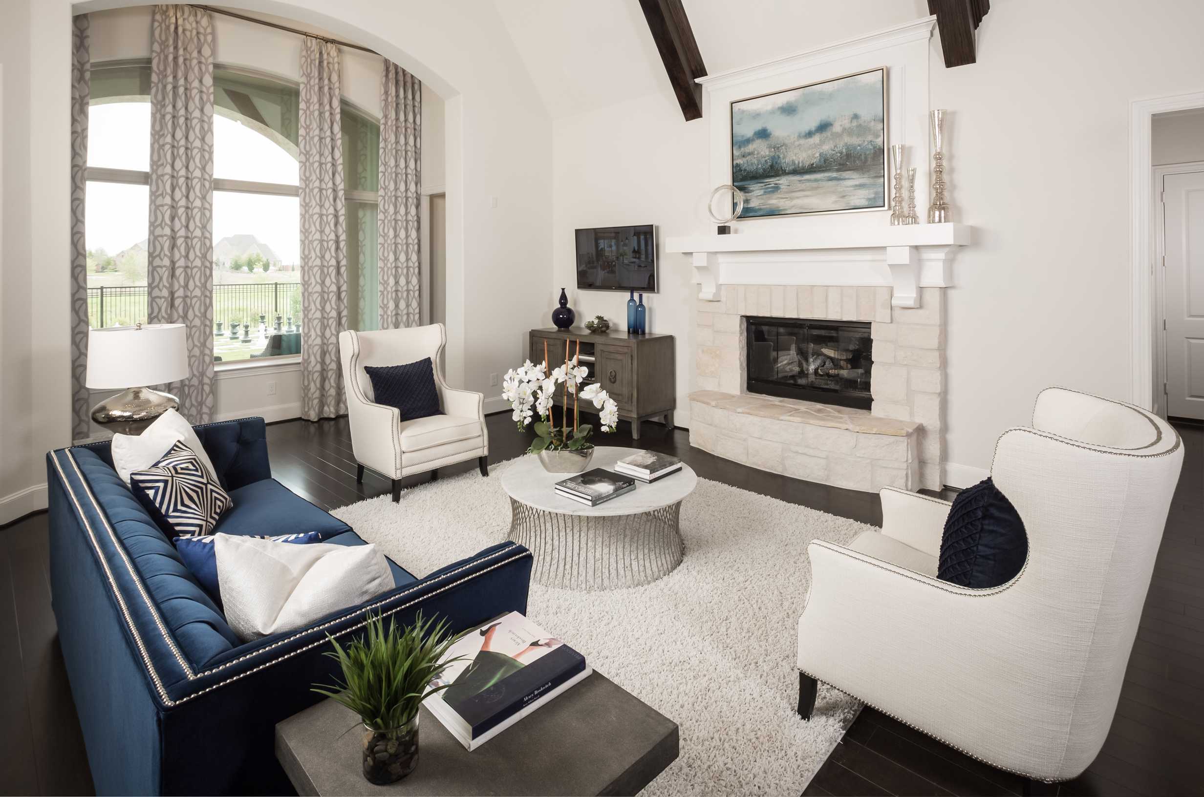 Model Home in Houston Texas, Aliana 70s community